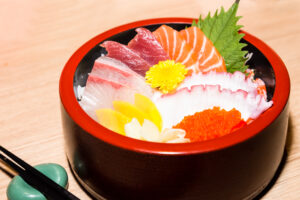 Japanese shiraishi raw seafood delicacy